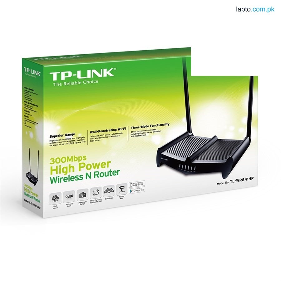 TP-LINK TL-WR841HP Ver 3.1, 300Mbps High Power Wireless N Router