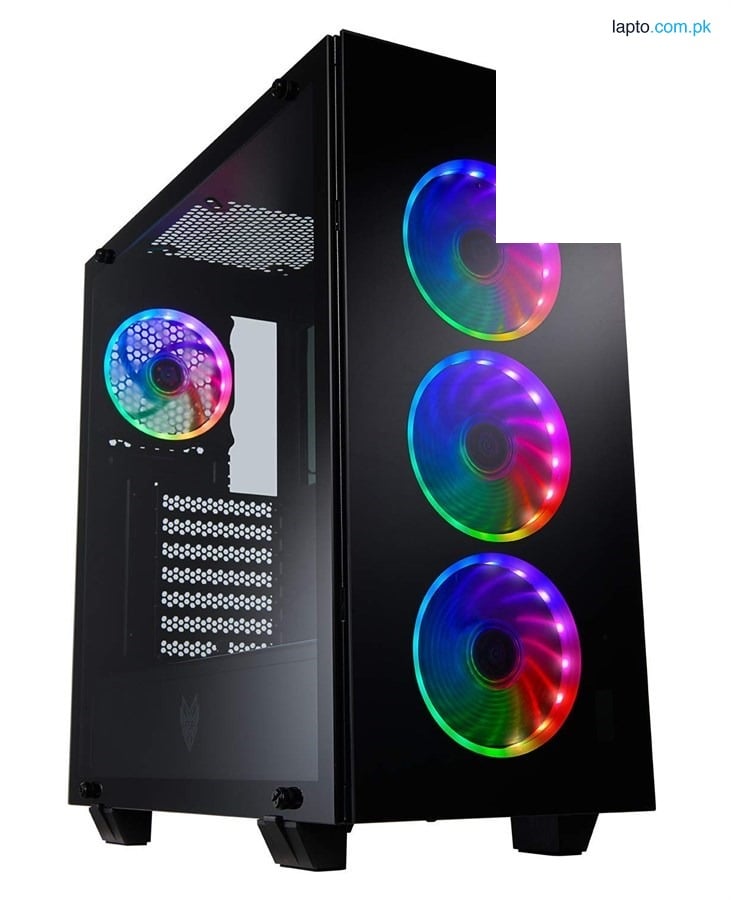 FSP CMT510 Plus Mid Tower Gaming Case with 3 Tempered Glass