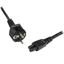 China EU Plug Mains Power Cable Clover for Laptop Adapter