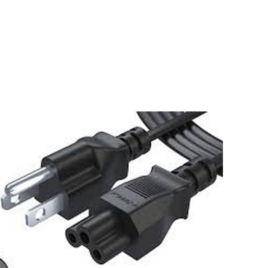 Branded Laptop Adapter Cable 1.8 Meter 3 Plug Laptop Power Cable Flower type for Laptop Charging Cable