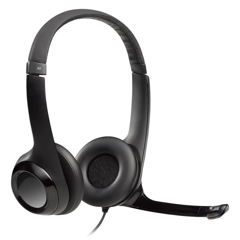 Logitech H390 USB Headset | Noise-Cancelling Mic | Digital Stereo Sound | Plug & Play